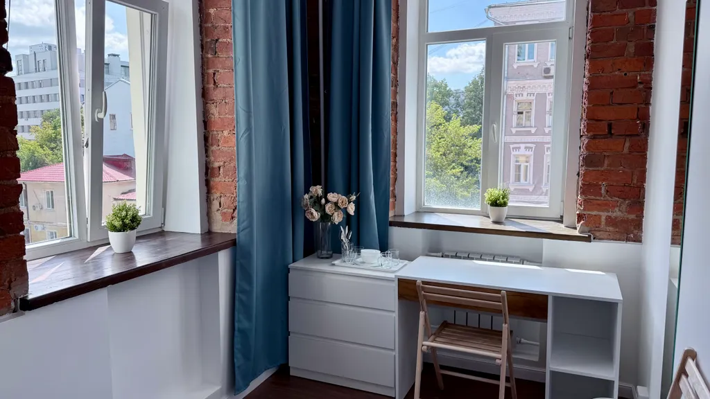 Уютная комната в стиле лофт у метро Парк культуры