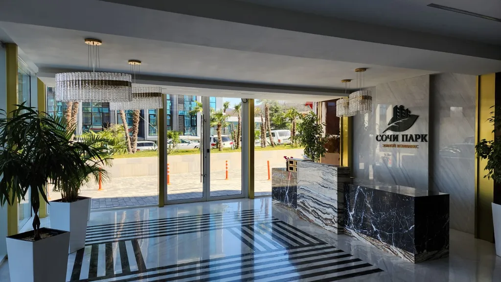 Квартира Квартира Уютная новая студия в жилом комплексе бизнес класса Сочи Парк — Сочи