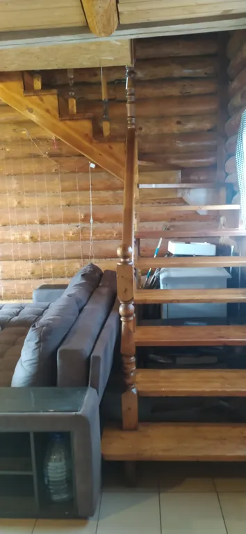 Коттедж Загородный деревянный дом с баней на дровах (Павловск, Коммунар) — Марьино