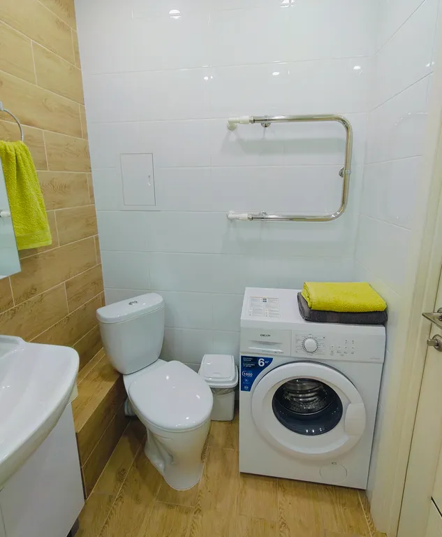 Уютный апартамент в новостройке с двумя кроватями