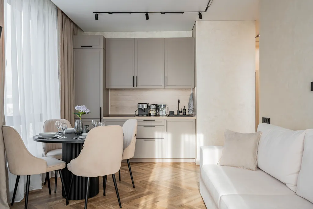 Апартаменты с видом на Кремль у аквапарка с парковкой