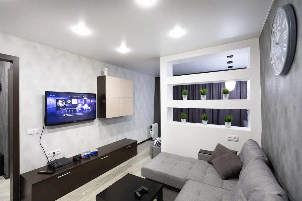 1-комнатная квартира, рядом склон