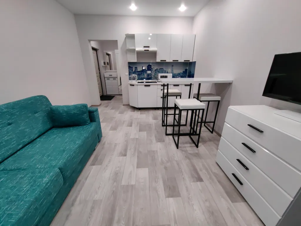 Современная студия с видом на Горный воздух