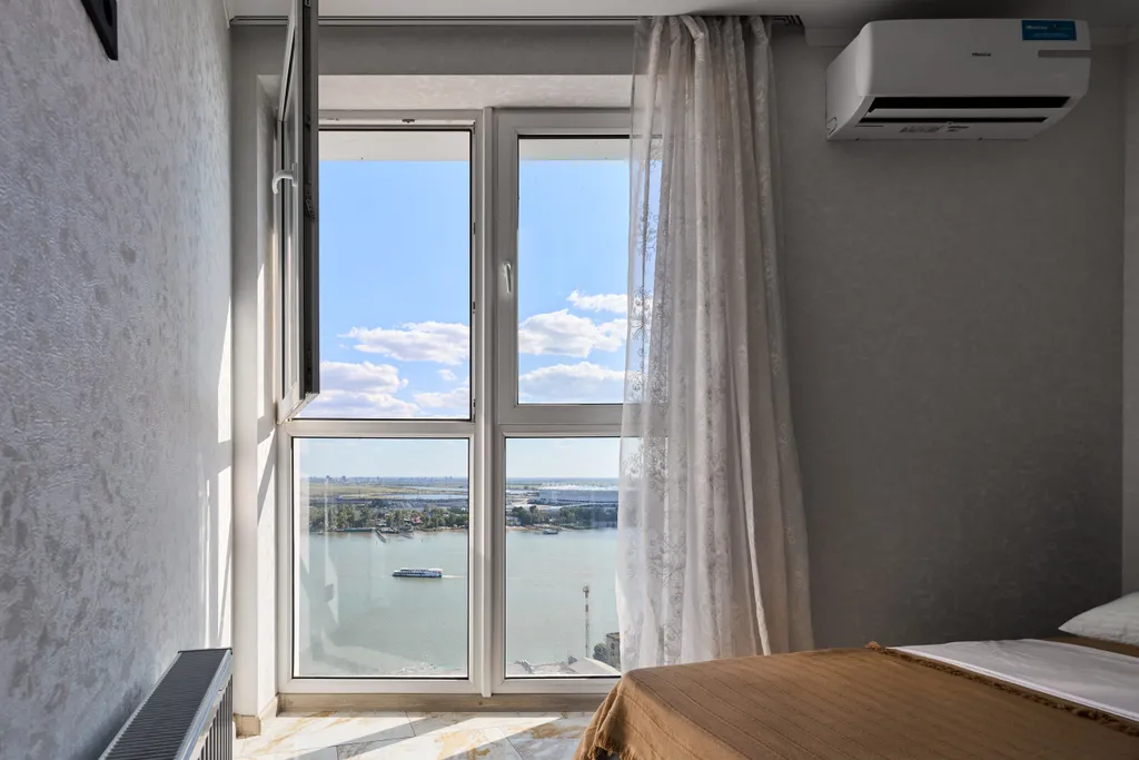 Шикарная студия с прекрасным видом на дон, с 25 этажа, для романтика