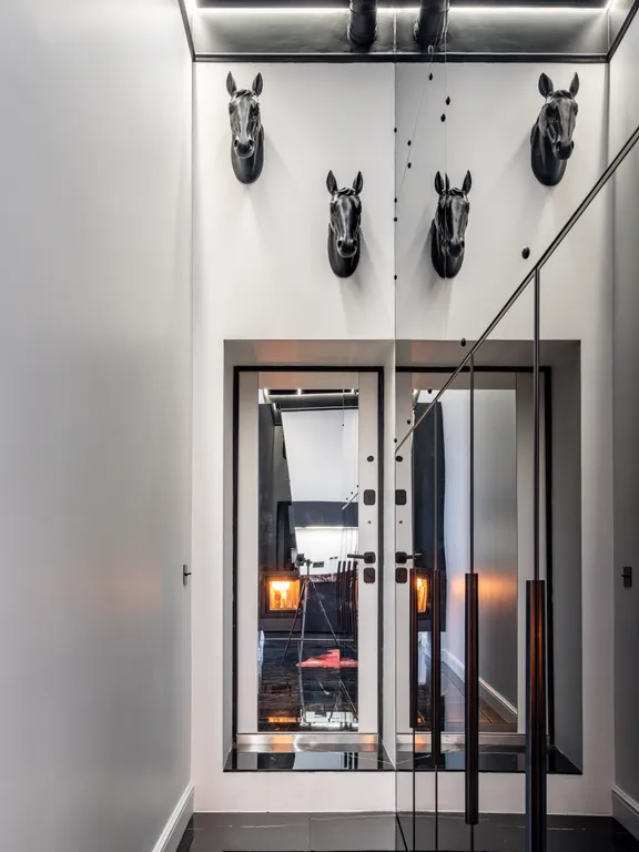 Квартира Квартира с авторским дизайном камином, сауной и кондиционером — Санкт-Петербург