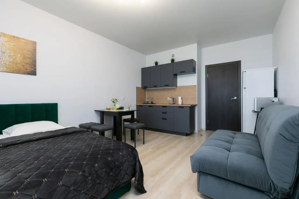 Квартира Квартира Уютная студия в ЖК Эврика, УПИ, УрФУ, ЦК Урал — Екатеринбург