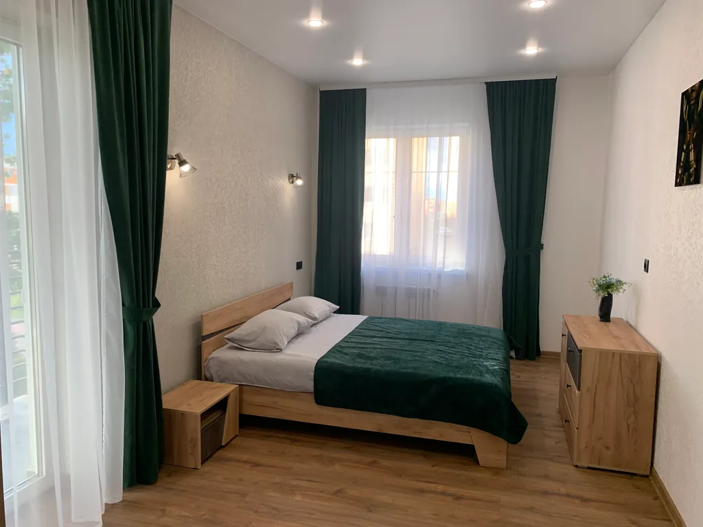 Апартаменты с баней, камином, мангальной зоной и террасой на крыше