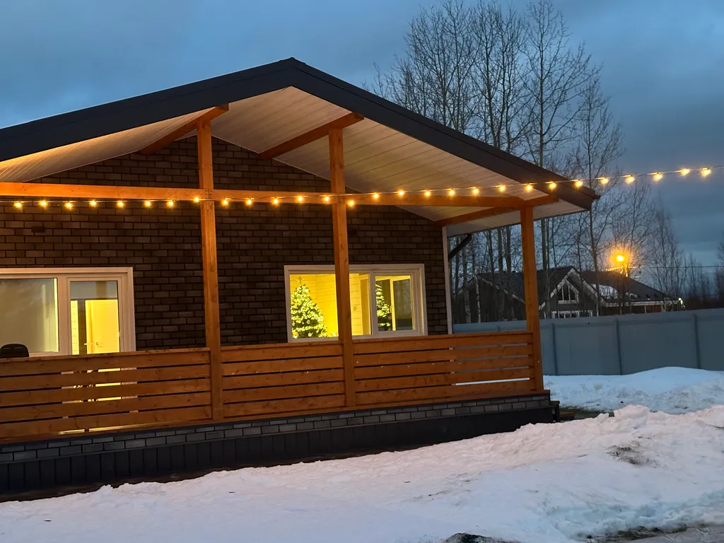 Уютный коттедж с баней недалеко от Ладожского озера