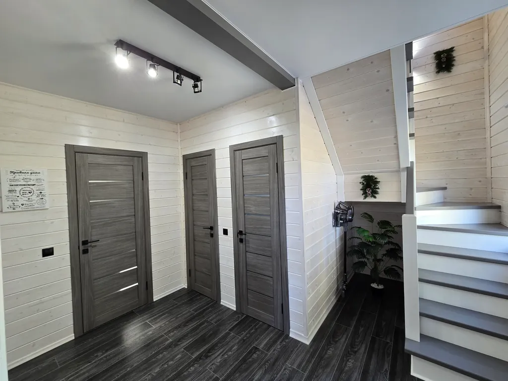 Двухэтажный дом с жаркой сауной у Ладожского озера