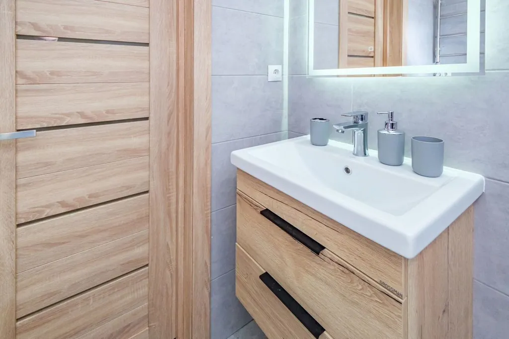 Стильная новая студия с видом на лес