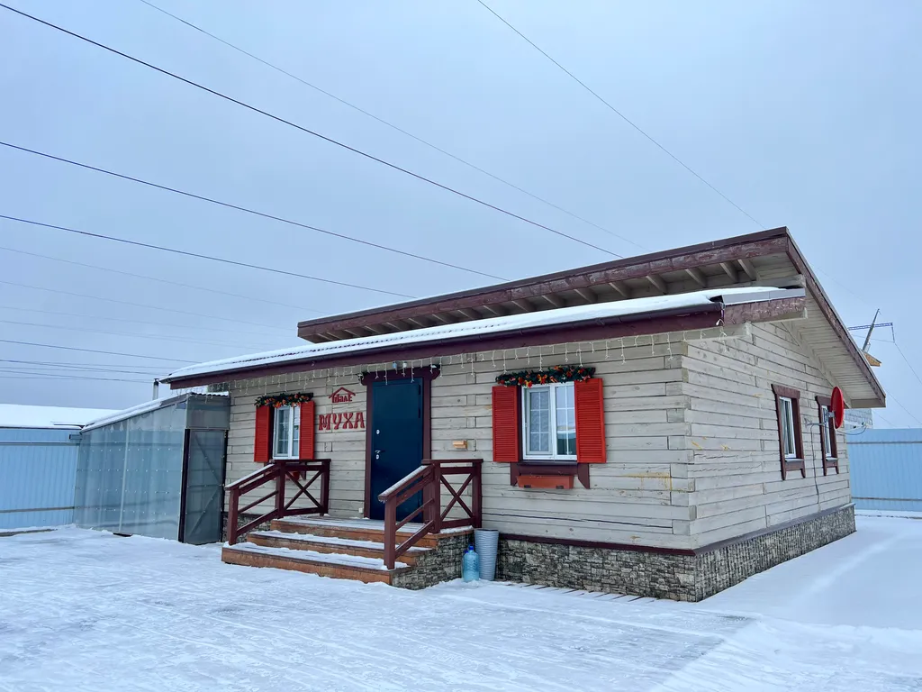 Шале Муха дом с верандой