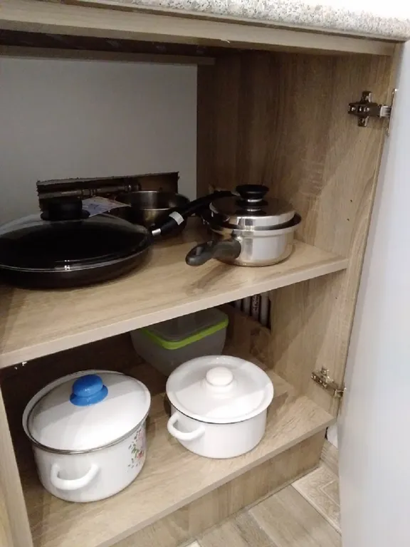 Студия с личной кухней и личным санузлом