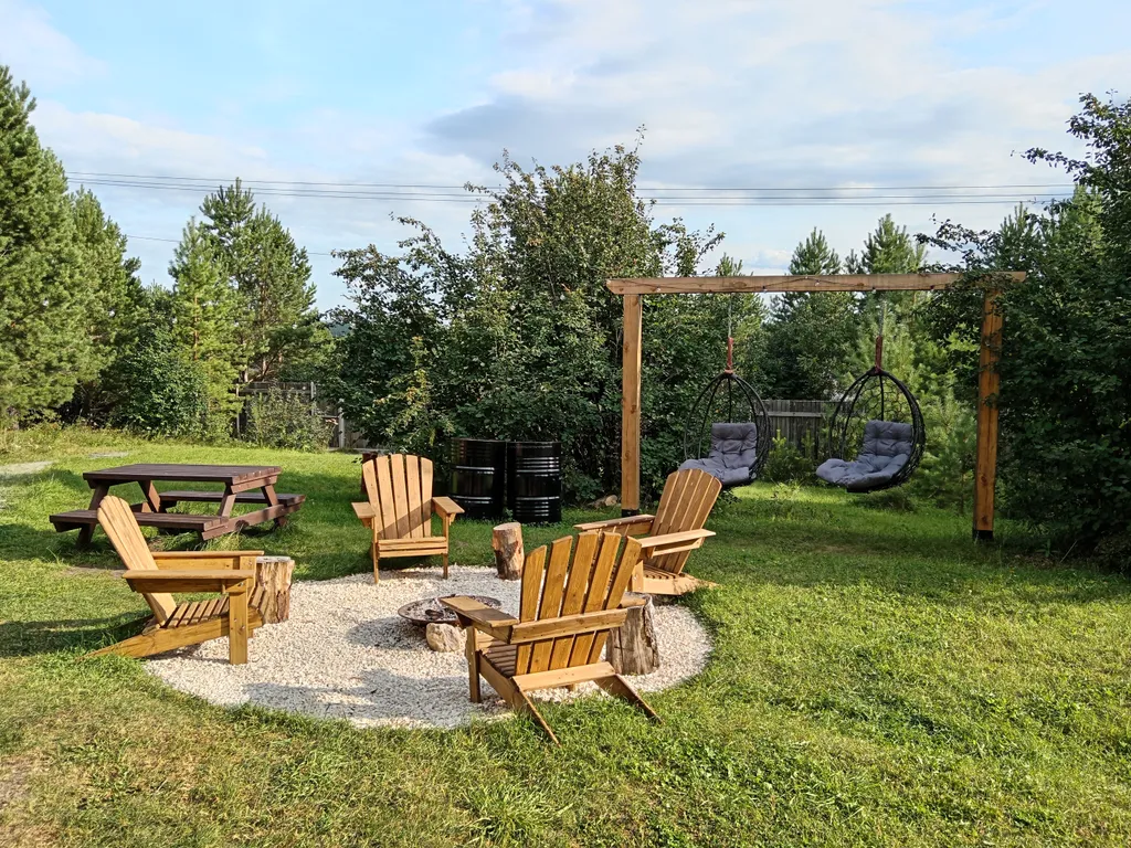 Домик с баней и купелью на дровах на участке 20 соток