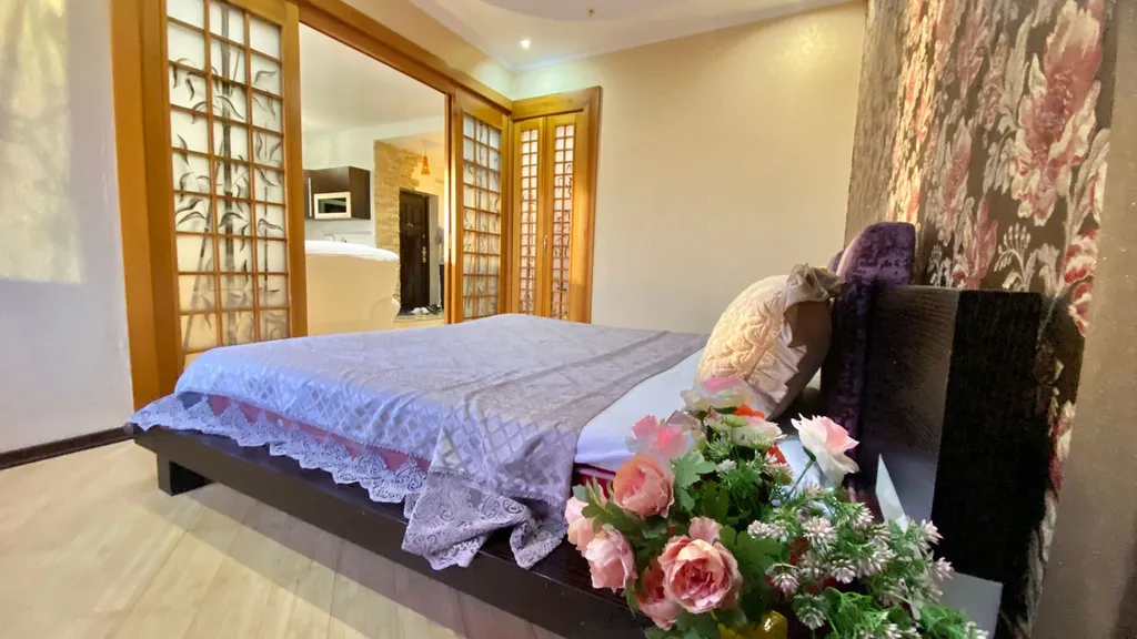 Стильная 1-комнатная квартира в японском стиле ЖК Керемет