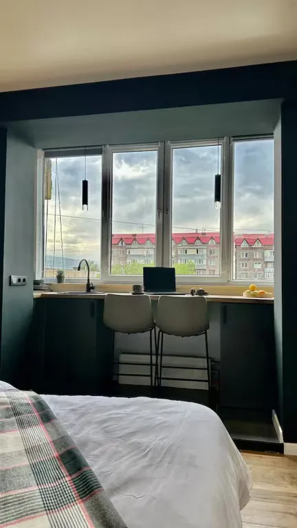 Студия Bayhouse в спальном микрорайоне Жетысу-4 для 2х гостей