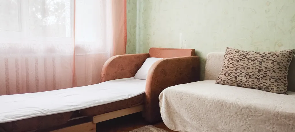 Квартира 7 минутах до ЖД вокзала 3 раздельных спальных места отчетные