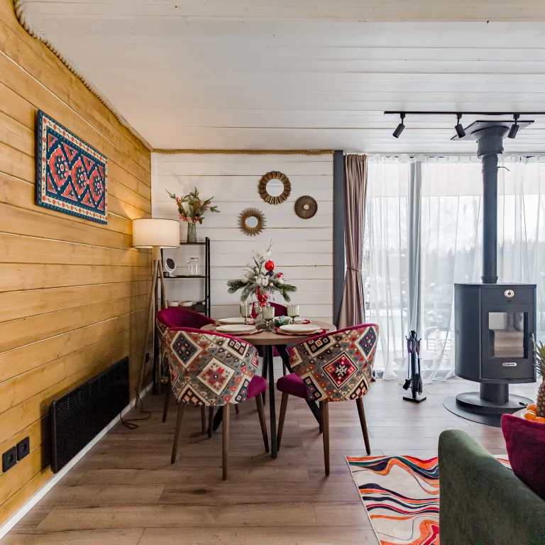 Дом c сауной и видом на лес