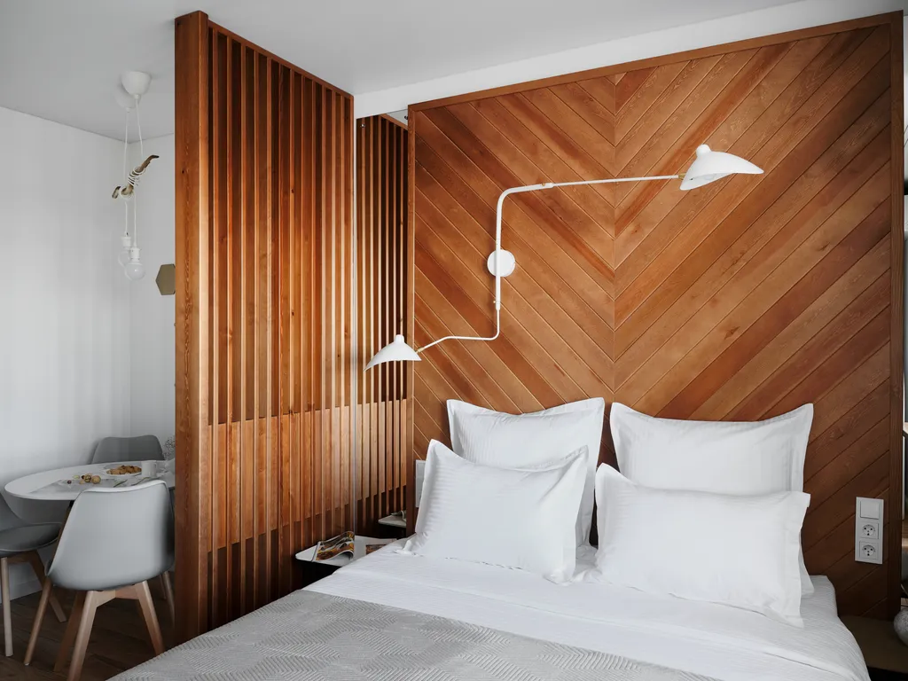 Уютнейшая студия с шикарным видом на панораму города и реку