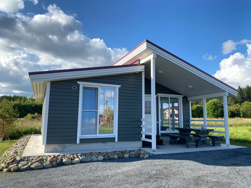 Светлый ХюггеДомик с сауной