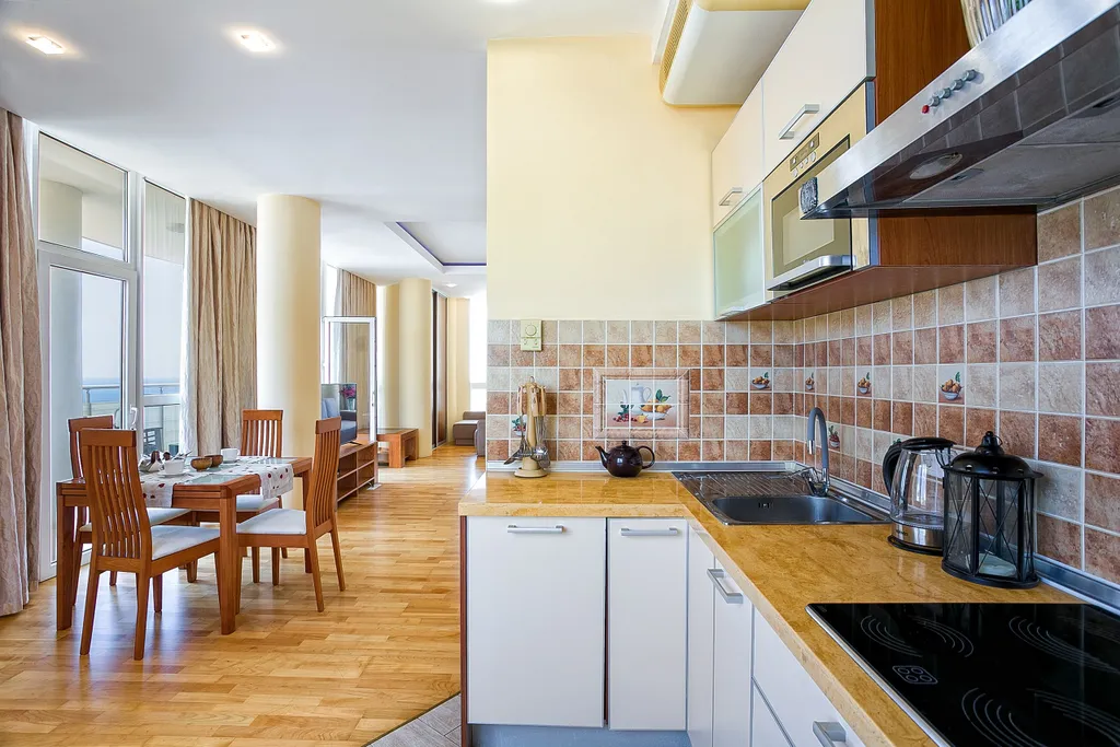 Апартаменты Luxe c видом на море, горы