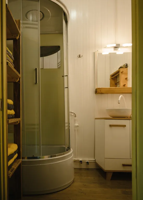 Коттедж с просторной гостиной в Веслево