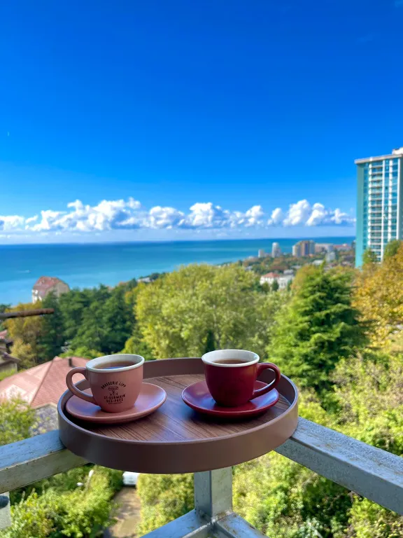 Квартира Квартира Уютная студия с видом на море — Сочи