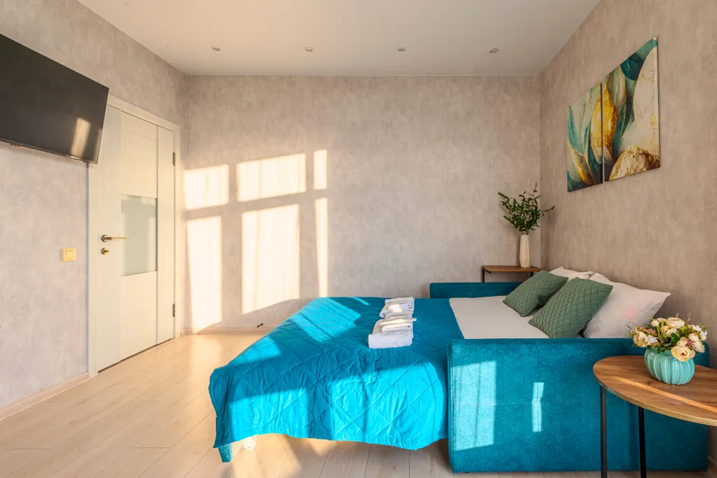 Роскошные апартаменты с видом на Волгу, кондиционер, гостиничный сервис