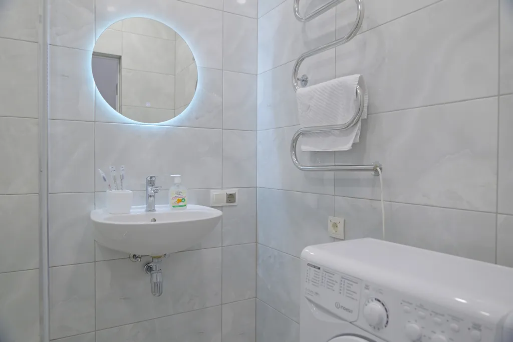 Лаконичная квартира, до моря 3 минуты пешком