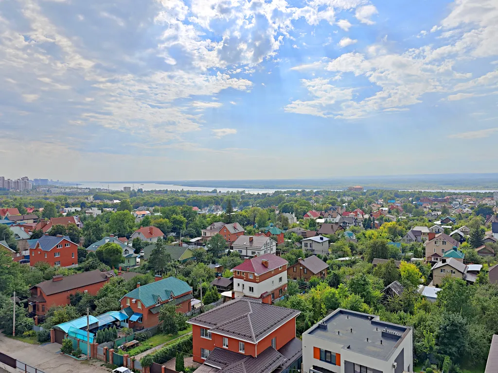 Прекрасная квартира с потрясающим видом на реку Волгу и горы