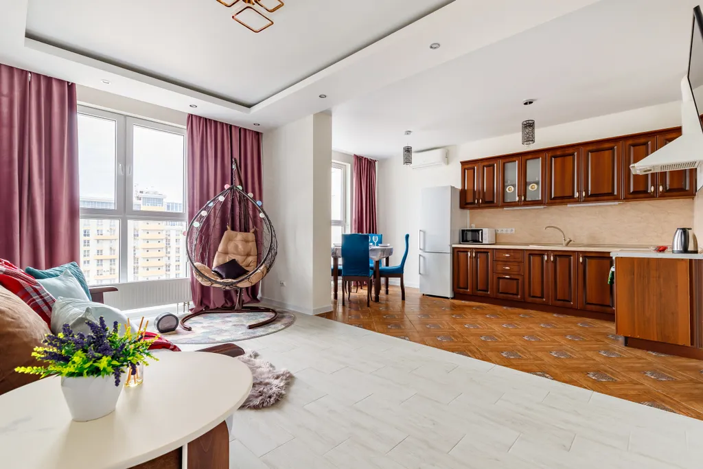 Квартира Красивые, светлые апартаменты на 23 этаже — Краснодар