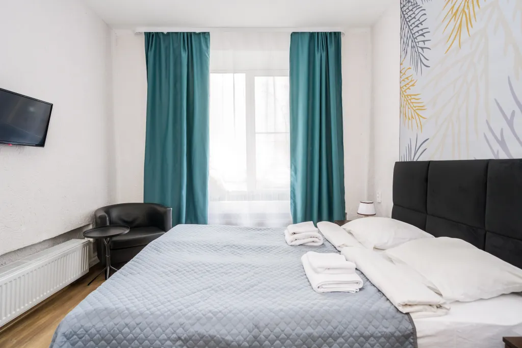 Квартира Комната с санузлом и большой двуспальной кроватью у зоопарка — Санкт-Петербург