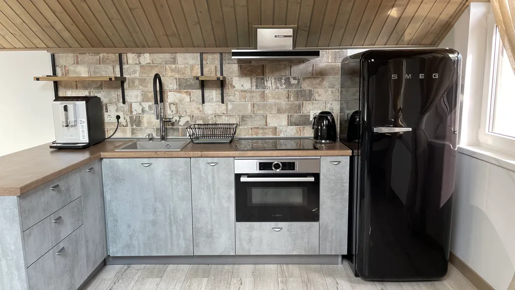 Dark wood apartment