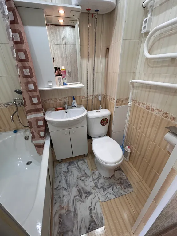 Уютная студия с видом на море и город