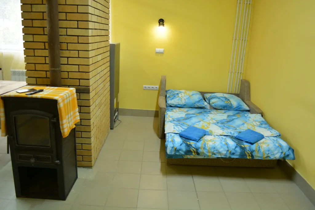 Квартира Апартаменты с панорамным окном, камином, ванной — Луховицы