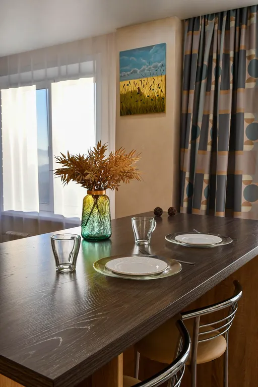 Квартира Квартира Уютная евродвушка с видом на горы и Енисей — Красноярск