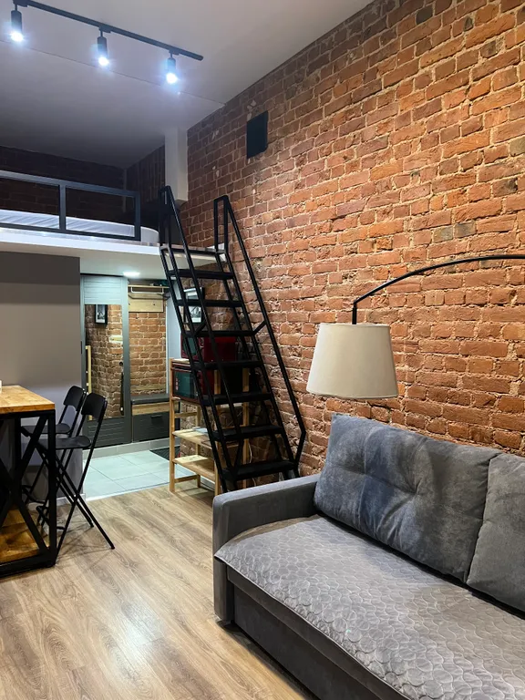 Просторная студия в стиле Loft