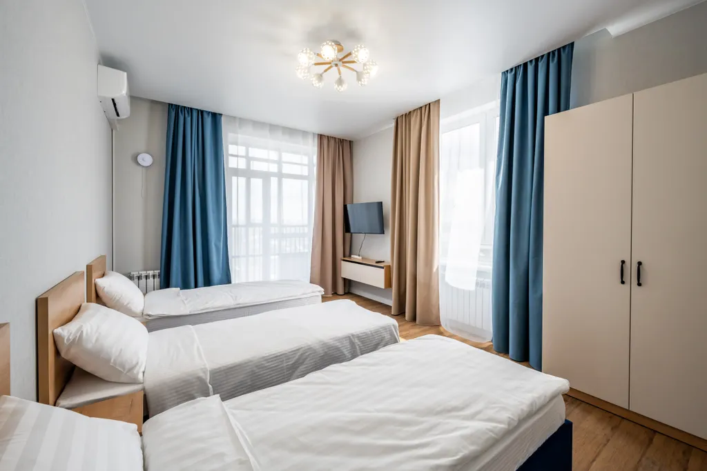 Комфортная квартира с тремя раздельными кроватями — аренда посуточно в Новосибирск