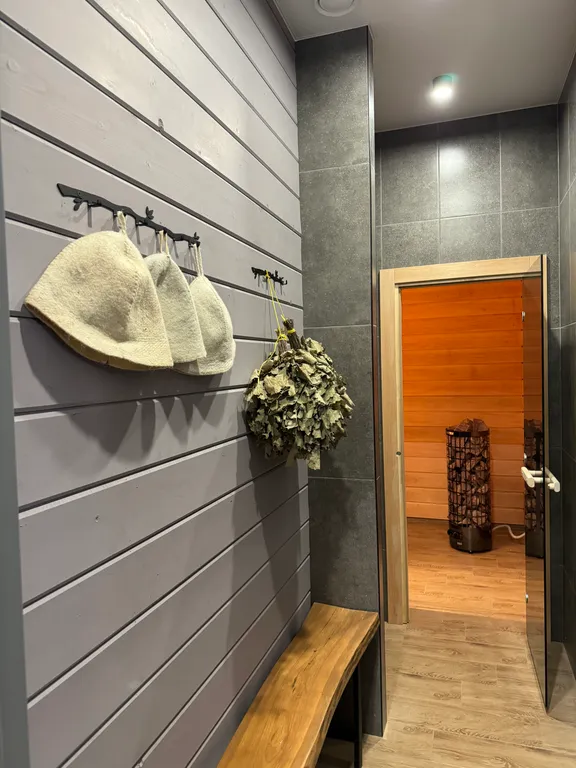 Коттедж Уютный коттедж с сауной и купелью — Бугры