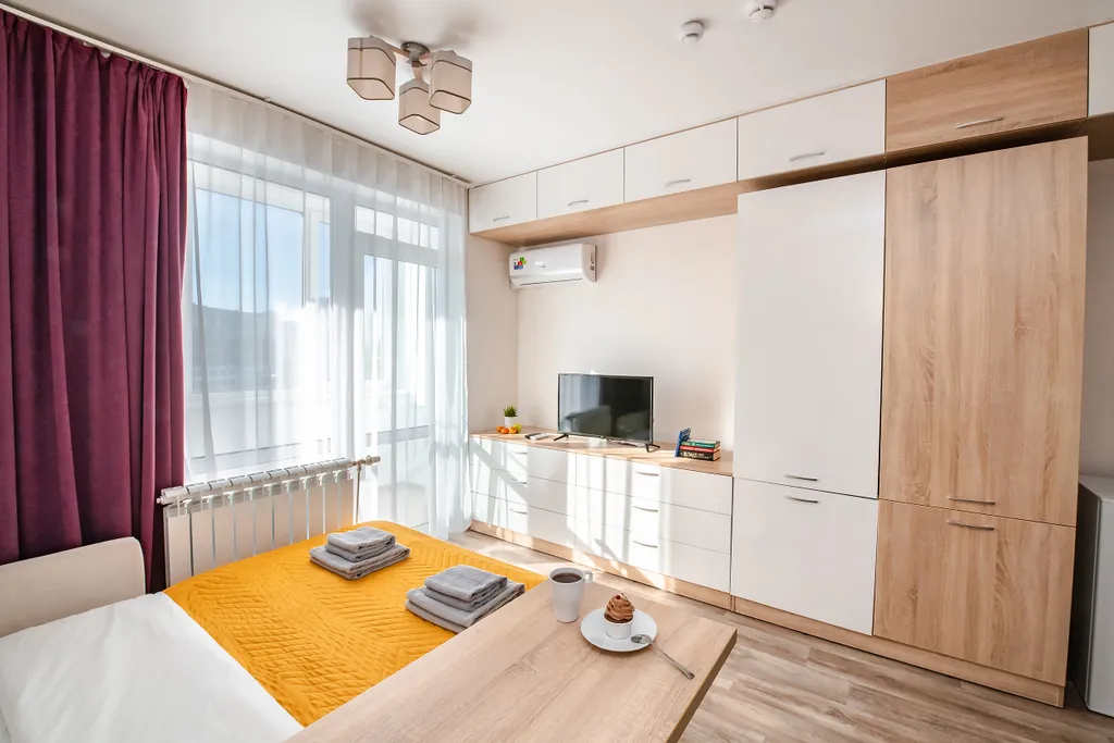 Уютная светлая квартира в новом доме рядом с Калина Молл