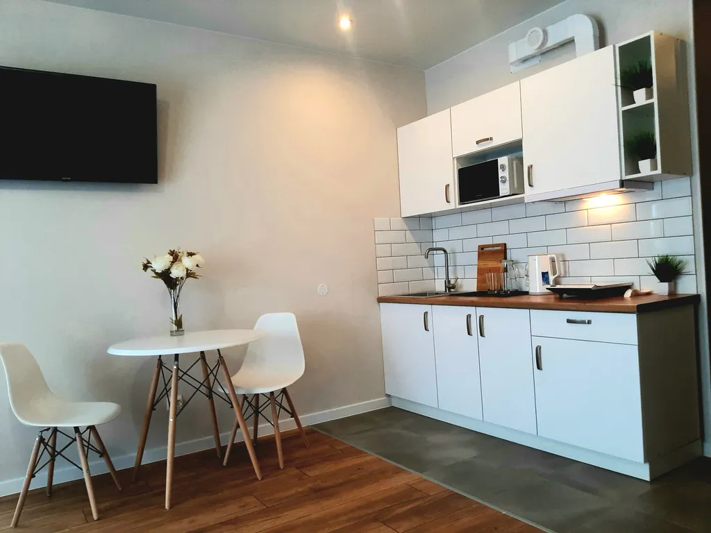 Уютная квартира с современным ремонтом, в новом доме