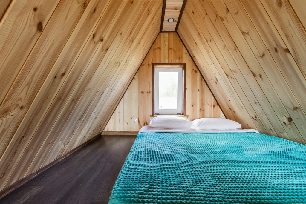 Афрейм (дом-шалаш) ОСЕНЬ с баней