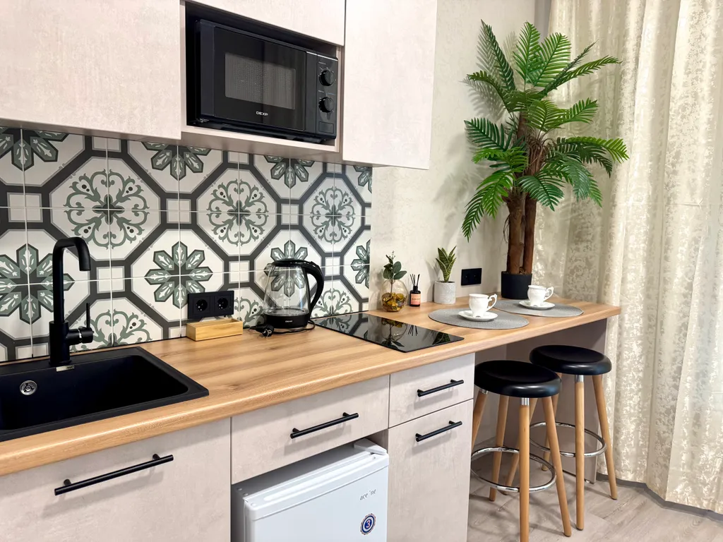 Современная квартира-студия возле ЖД Вокзала