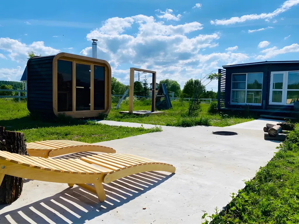 Aмбаркаса Family - дом для семьи с баней-капсулой