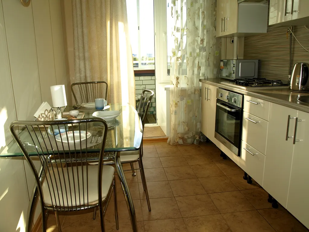 Уютная квартира с большой плазмой и двумя раздельными кроватями