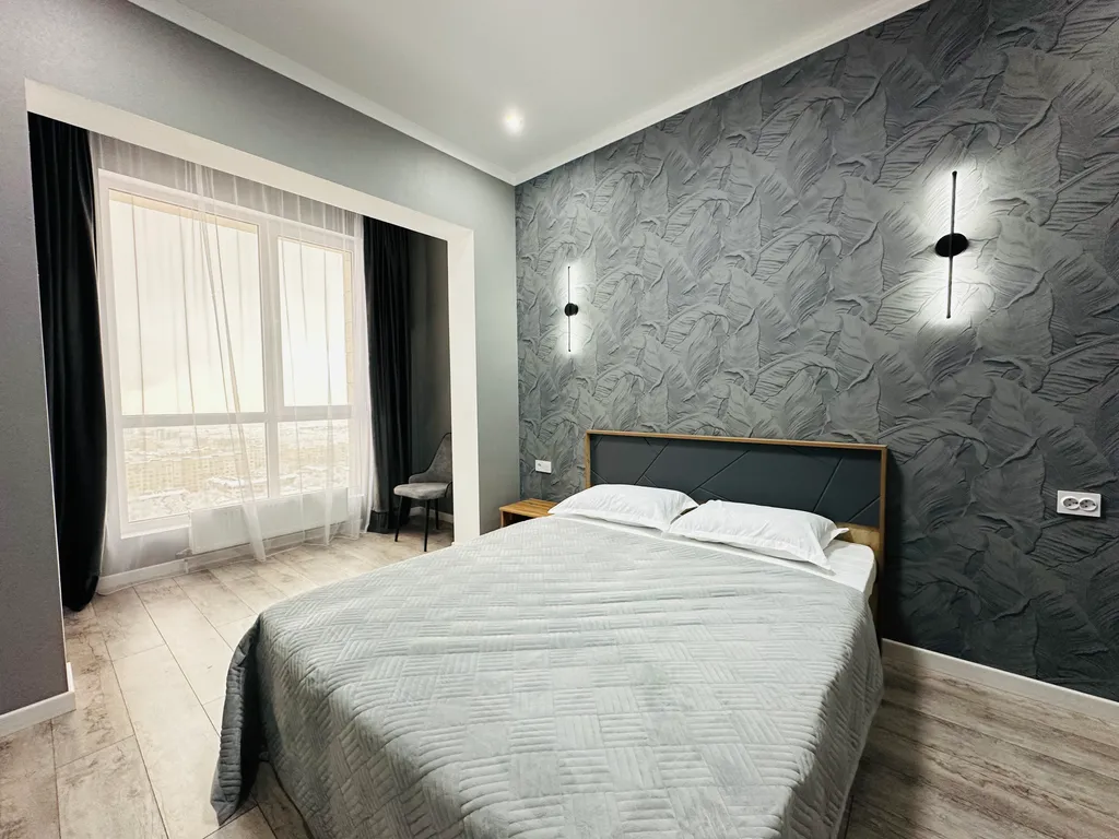 Двухкомнатная квартира с видом на город