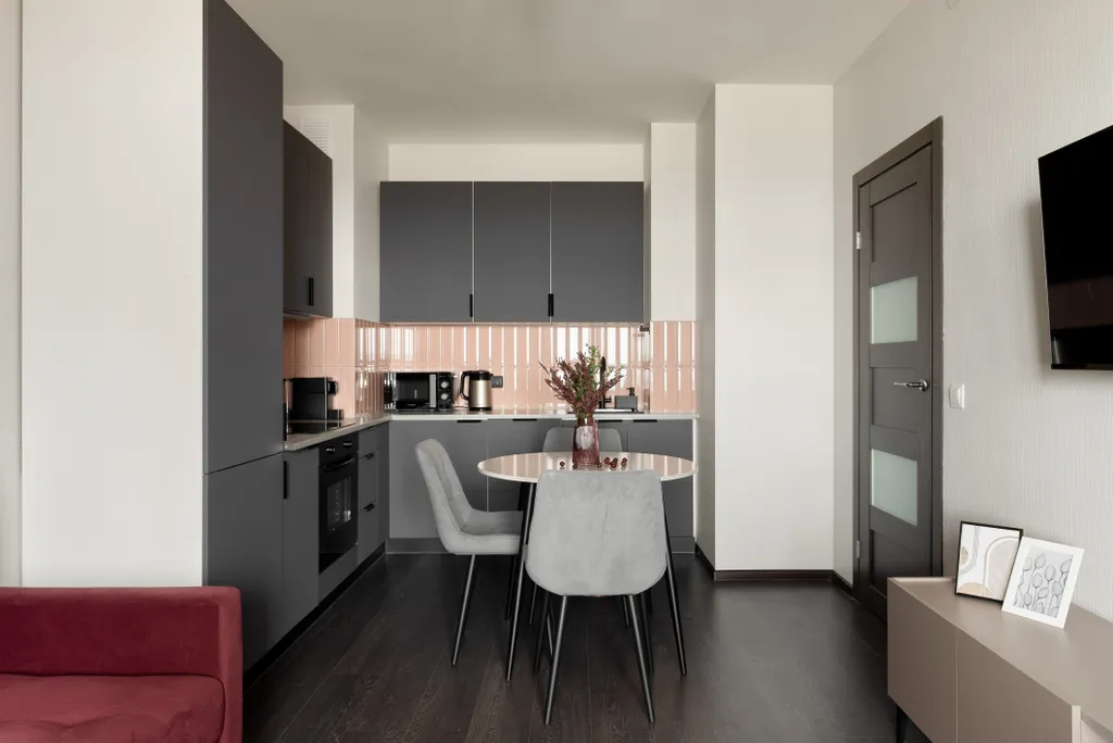 Квартира Евродвухкомнатная квартира на проспекте Будённого — Санкт-Петербург