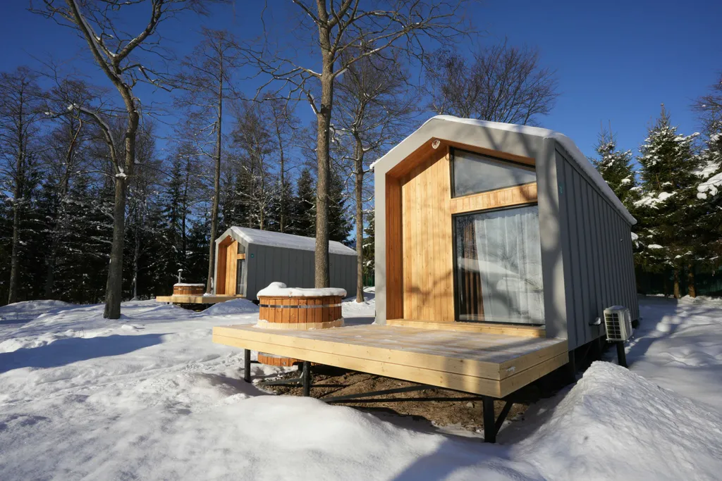 Коттедж Четырёхместный барнхаус с видом на озеро — Плодовое