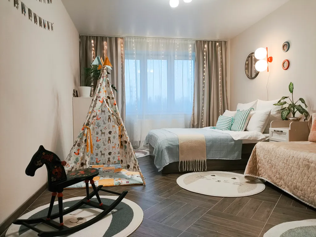 Стильная квартира в новом ЖК для 8