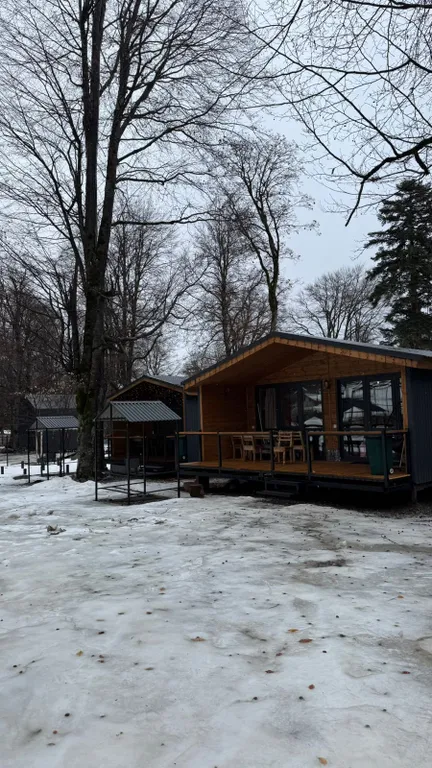 Коттедж Шале одноэтажное с видом на горы и лес — Архыз