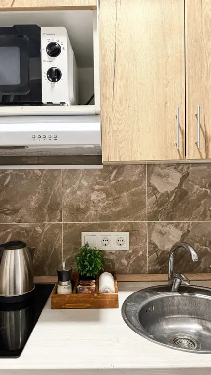 Квартира Квартира Уютная студия у метро Варшавская, Каширская — Москва